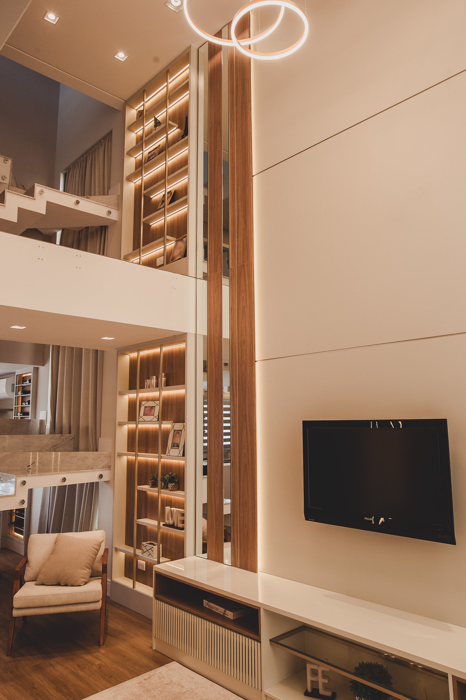 Painel TV planejado - D'Styll Curitiba