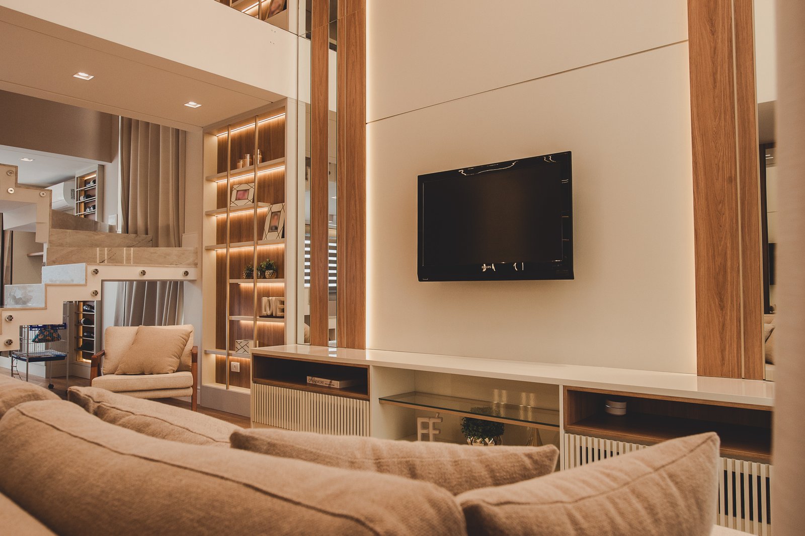 Estante planejada - D'Styll Curitiba